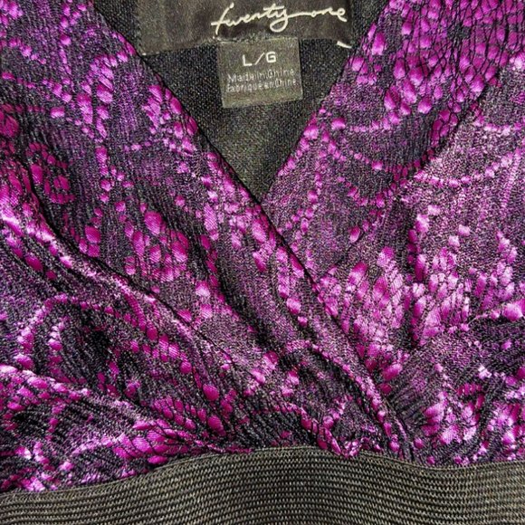 Twenty-One Tank Top Style Dress with Ruffles Junior's Size L - Picture 3 of 7